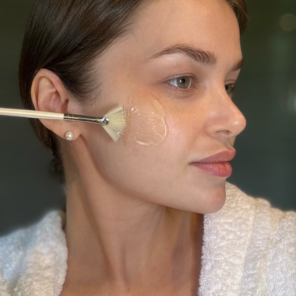 La:face / La:face V系 La'face ever green Mаска Гелева ЗЕЛЕНИЙ ЧАЙ ТА ГІАЛУРОНОВА КИСЛОТА - DeLav cosmetics